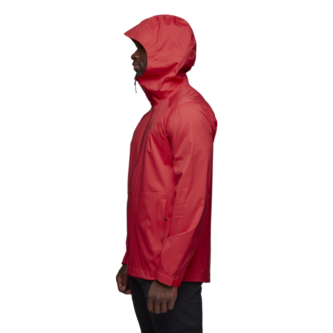Black Diamond Stormline Stretch Rain Shell αδιάβροχο μπουφάν ανδρικό, carmine