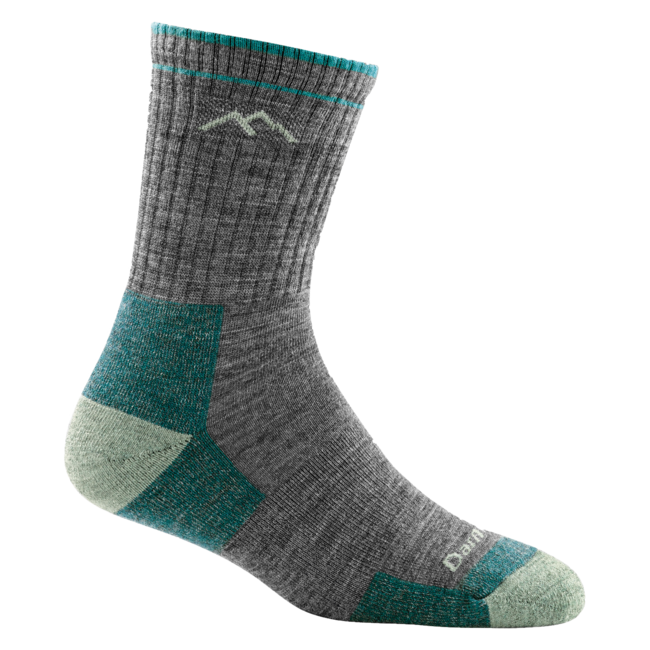 Darn Tough Hiker Micro Crew Midweight Cushion Hiking Socks, Sage