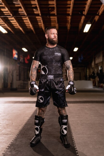 Katsudo Revenge MMA-handschuhe, schwarz-weiß