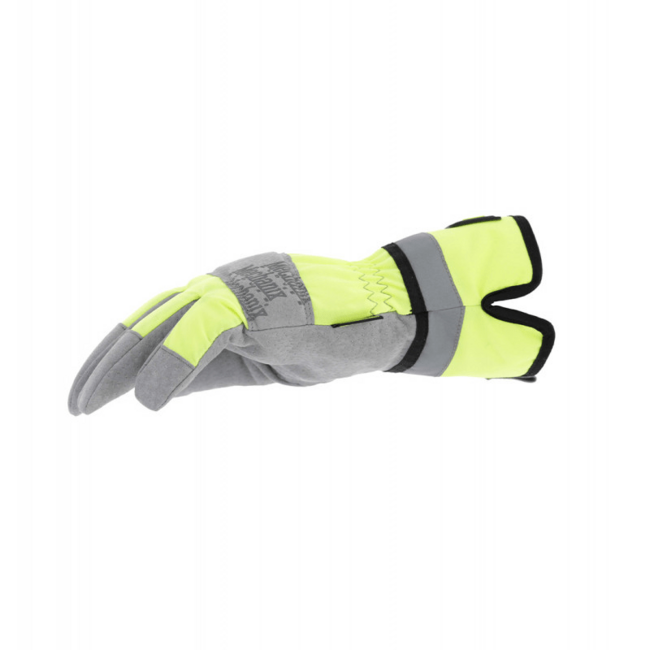 Mechanix ColdWork Gauntlet Hi-Viz Leather Gloves, Yellow