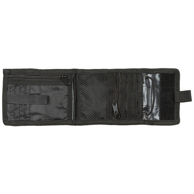 MFH Umhängetasche mit Kordelzug, schwarz