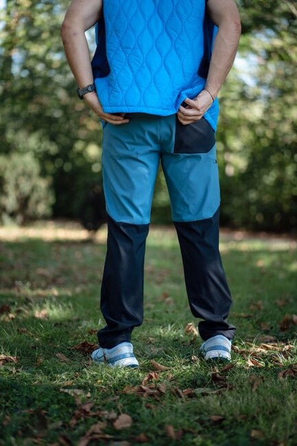 HUSKY Kavia παντελόνι softshell ανδρικό, τυρκουάζ/μαύρο