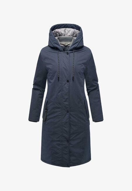 Marikoo Ledalaa damen Winterparka mit Kapuze, navy blau