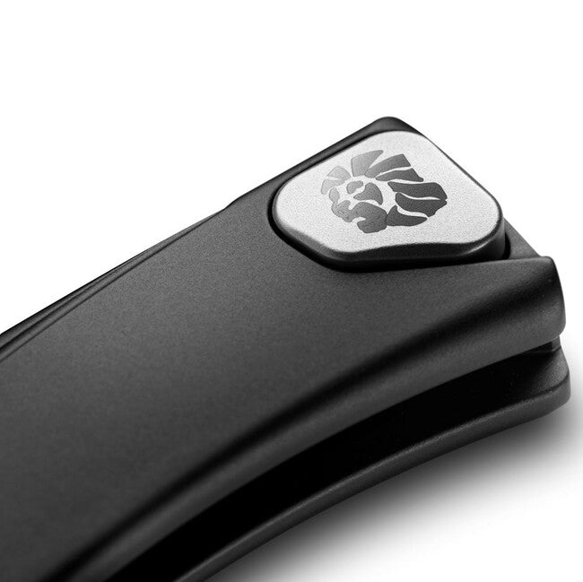 Lionsteel Thrill TL A Folding Knife, Black Aluminum Handle