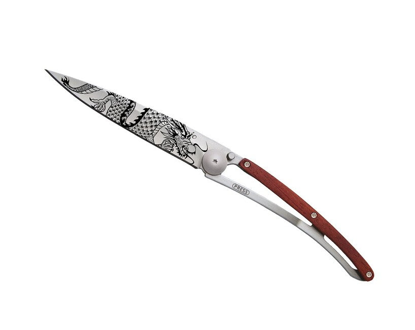 Deejo Tattoo Chinese Dragon Folding Knife