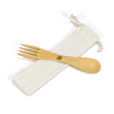 Origin Outdoors Bamboo Πιρούνι με Κουτάλι