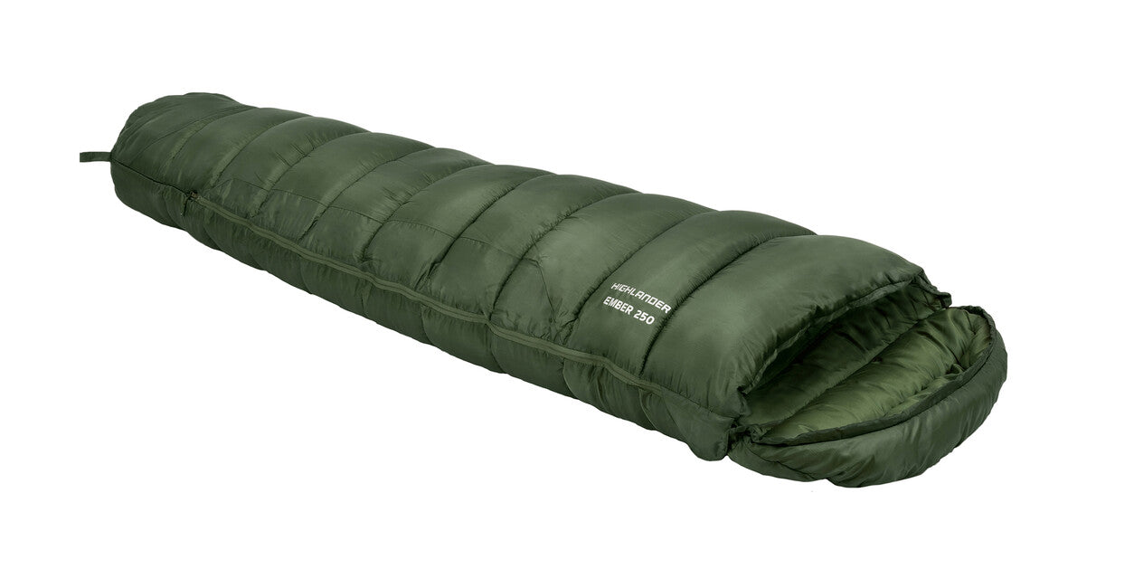 Highlander Ember 250 Sleeping Bag, Olive