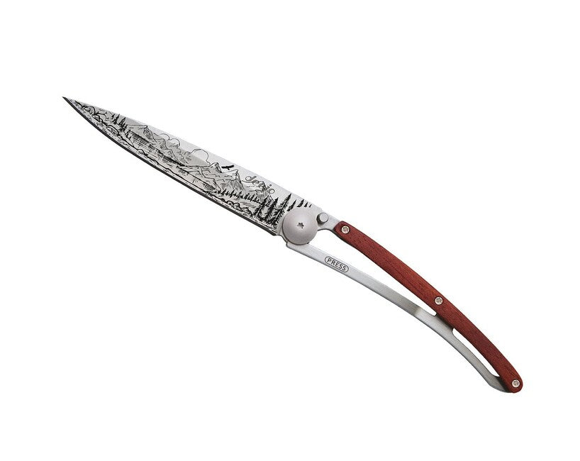 Deejo Tattoo Mountain Folding Knife