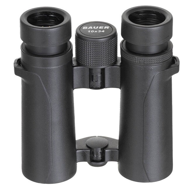 MFH Bauer Outdoor SL 10x34 Binoculars, Waterproof, Black