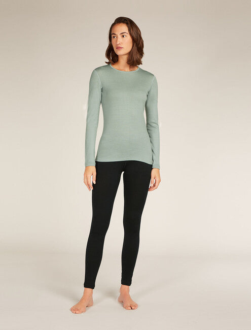 Icebreaker 260 Tech Thermo-Leggings für damen, schwarz