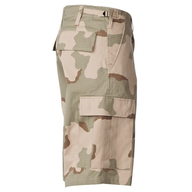 MFH Americke kurz Hose BDU Rip stop, 3 col. desert