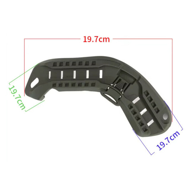 Leguon Ares Sentinel Helmet Side Rail Mount, Black