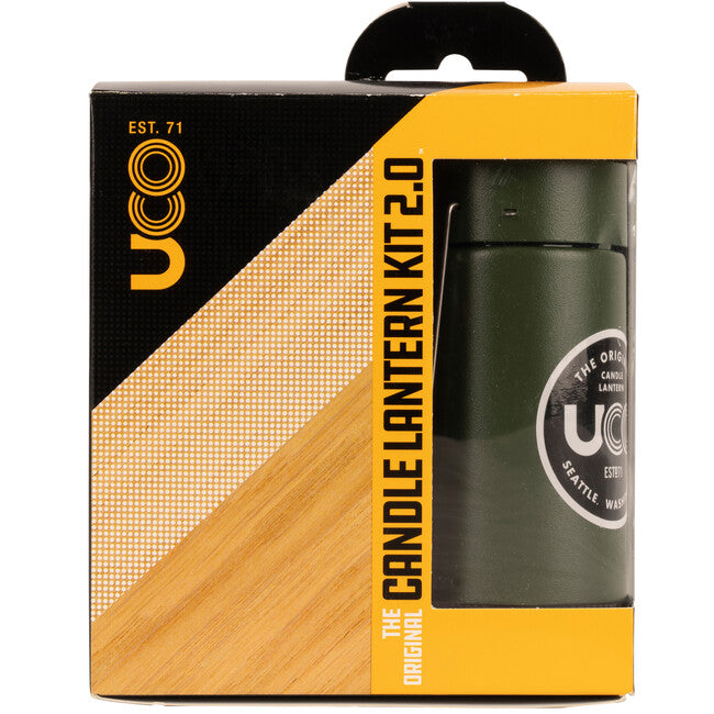 UCO Kerzenlaternenset mit Reflektor und Neoprentasche rot