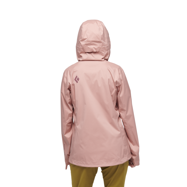 Black Diamond Stormline Stretch Rain Shell αδιάβροχο μπουφάν γυναικείο, chalk pink