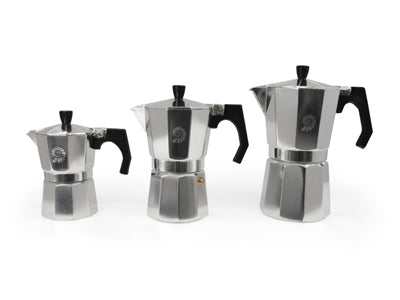 Origin Outdoors Espresso Coffee Maker, 6 Cup, Stainless Steel