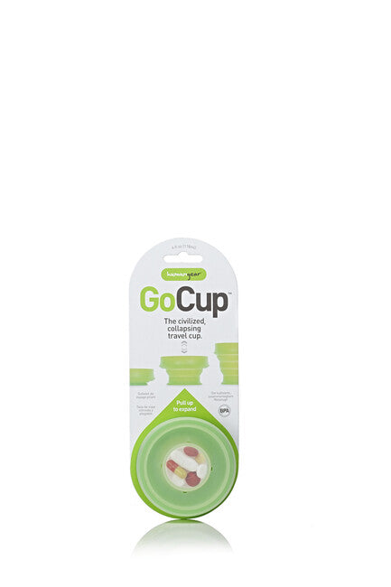 Humangear GoCup Collapsible Travel Cup, 118ml, Green