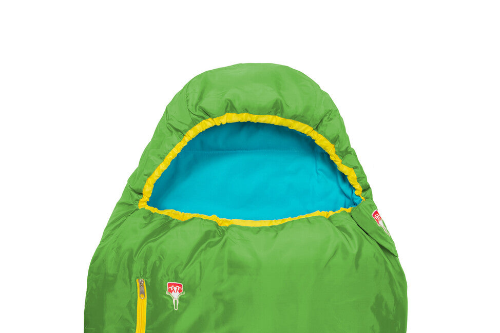 Grüezi-Sack Kids Bunter Grüezi kinderschlafsack, gecko grün