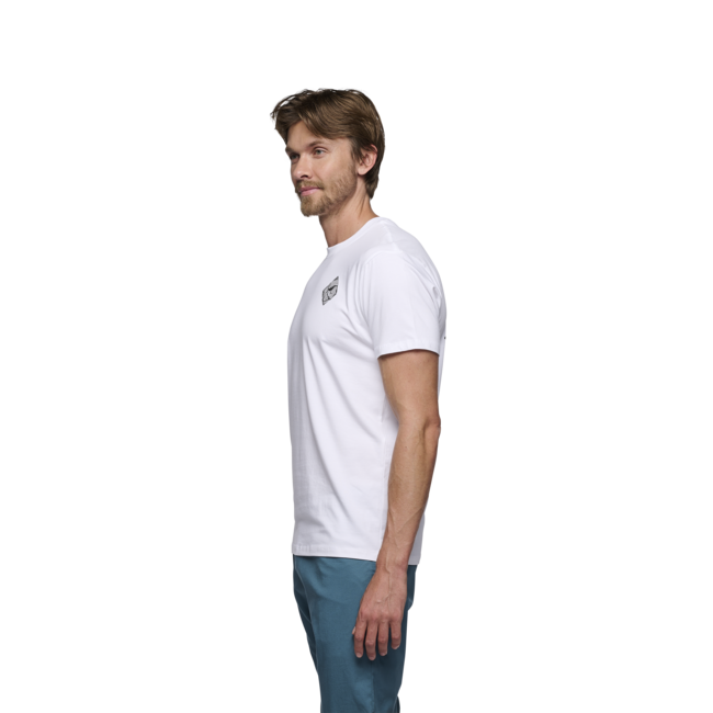 Black Diamond Men's Mono Pocket T-Shirt, White