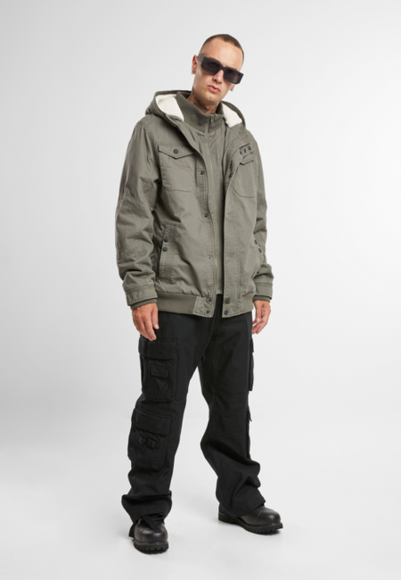 Brandit Men's Meadow Jacket, Olive