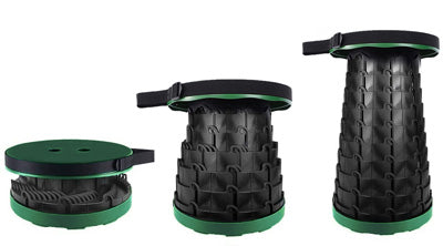 Origin Outdoors Τηλεσκοπική Καρέκλα, Μαύρη 45cm