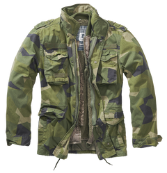Brandit M65 Giant Winter Jacket, Swedish Camo M90