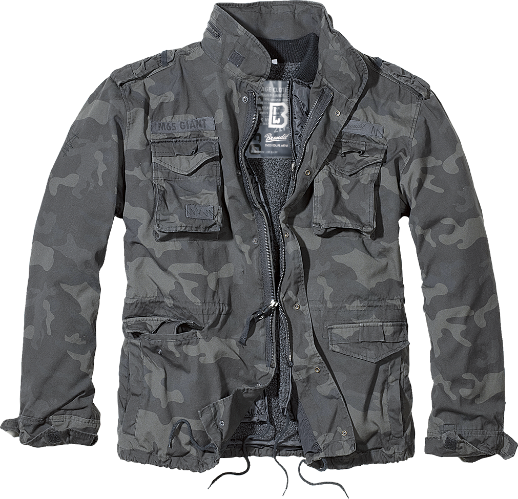 Brandit M65 Giant zimná bunda, Darkcamo