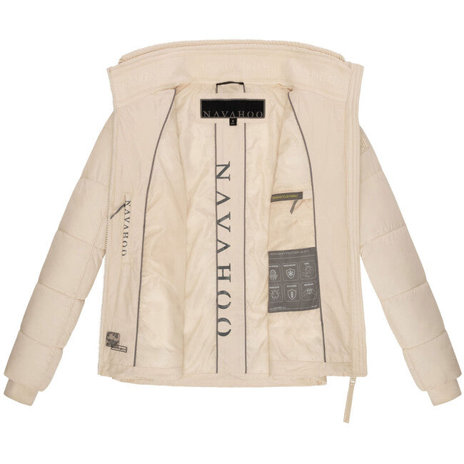 Navahoo Liebesfee damen Winterjacke, cream