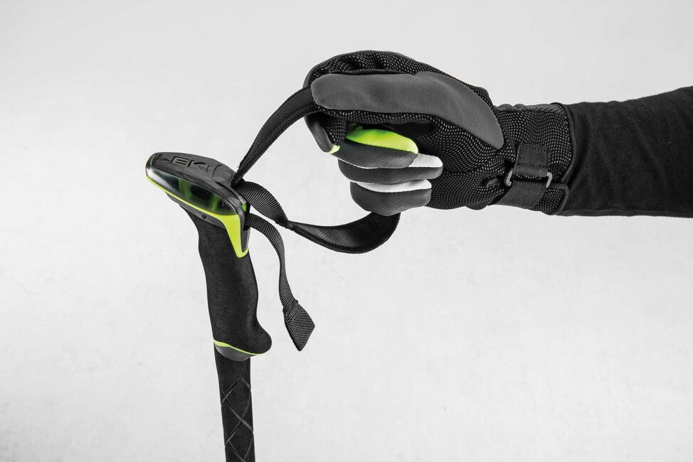 LEKI Guide 2 Ραβδοί Σκιαλπινισμού, Μαύρο/Νέον Κίτρινο/Σκούρο Ανθρακίτη