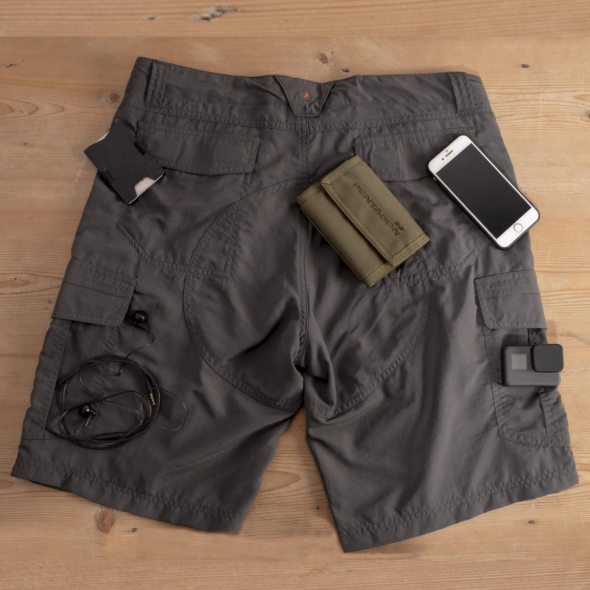 Pentagon Gomati kratke hlače, camo green