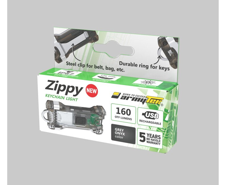 ArmyTek Zippy Led Schlüsselanhänger, grau