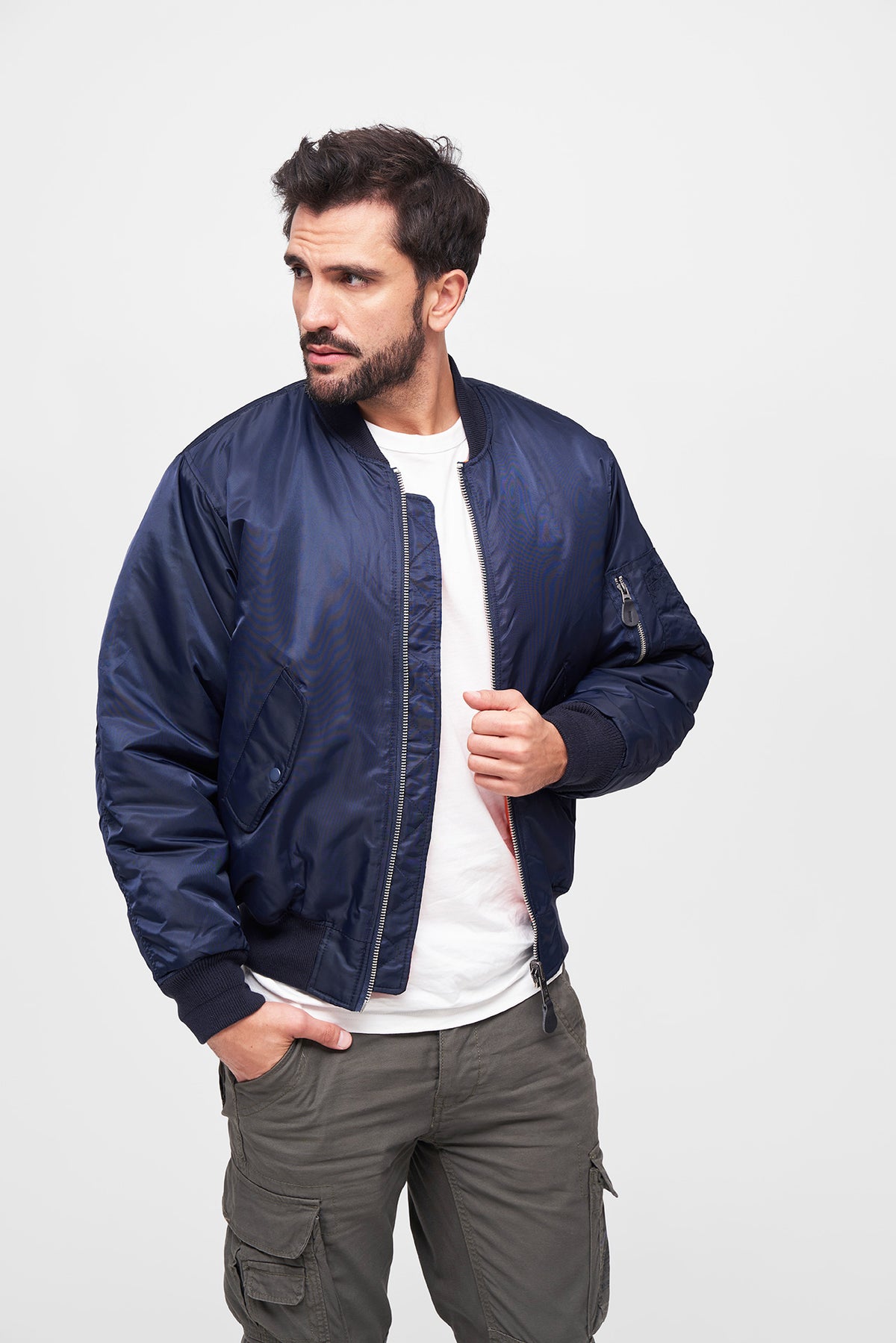 Brandit MA1 bomber pilot bunda, Dark navy
