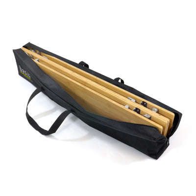 BasicNature Bamboo Folding Table 100 x 65 cm