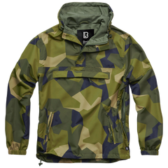 Brandit Windbreaker Jacke, schwedisch camo M90