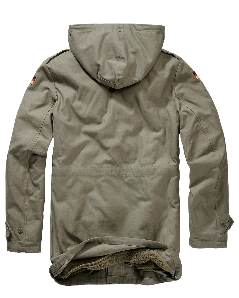 Brandit BW Parka s vlajkou, olivová