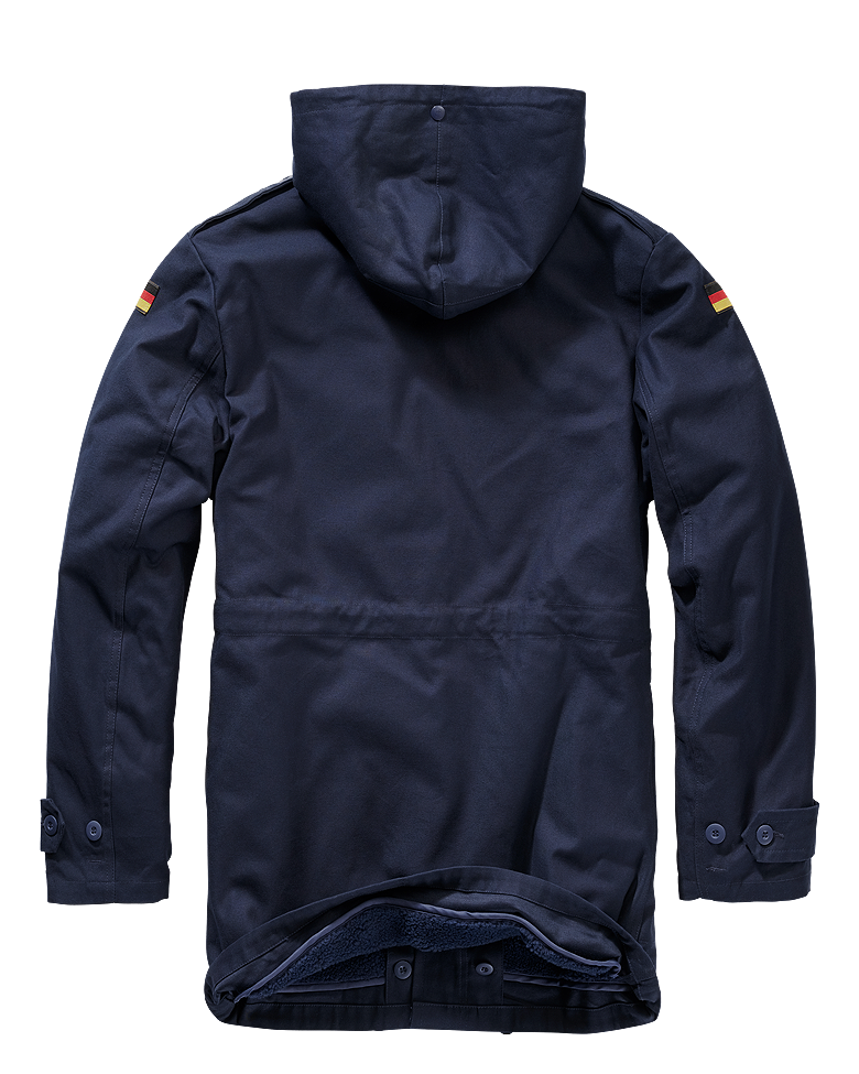 Brandit BW Parka s vlajkou, námornícka modrá