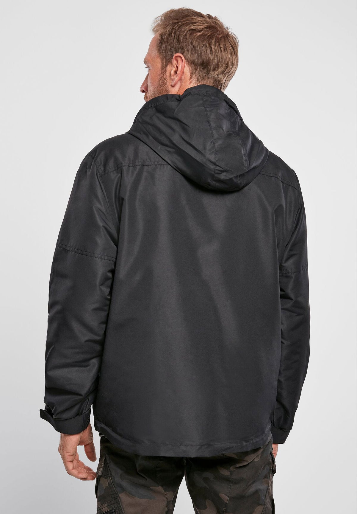 Brandit Windbreaker Frontzip bunda, čierna