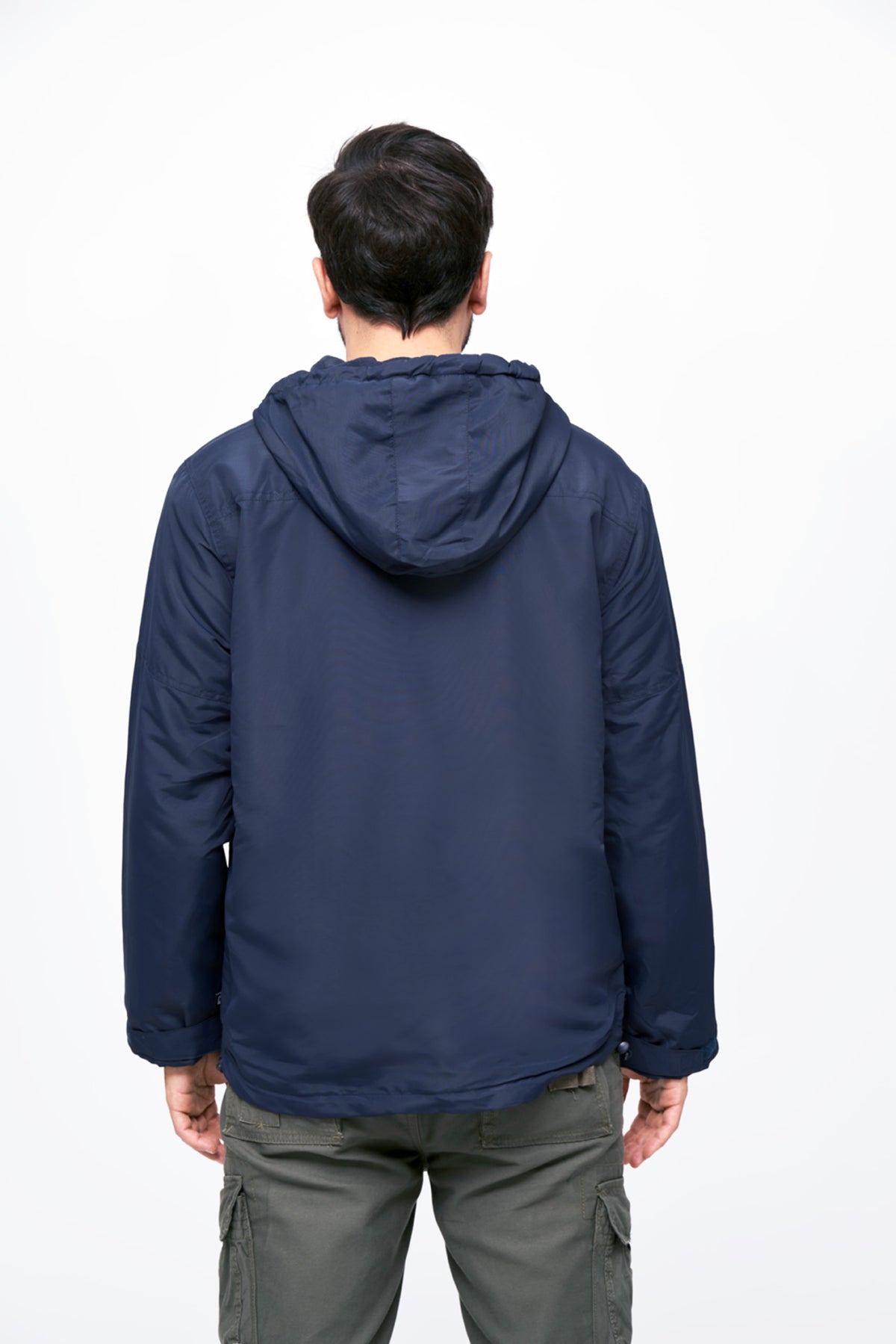 Brandit Frontzip Windbreaker bunda, námornícka modrá