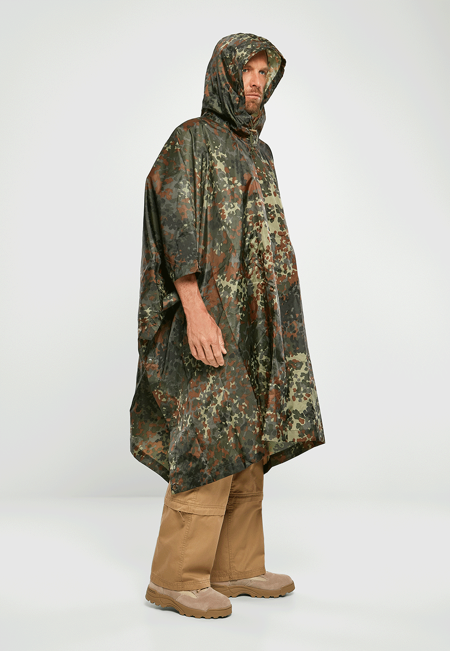 Brandit Ripstop pončo, flecktarn