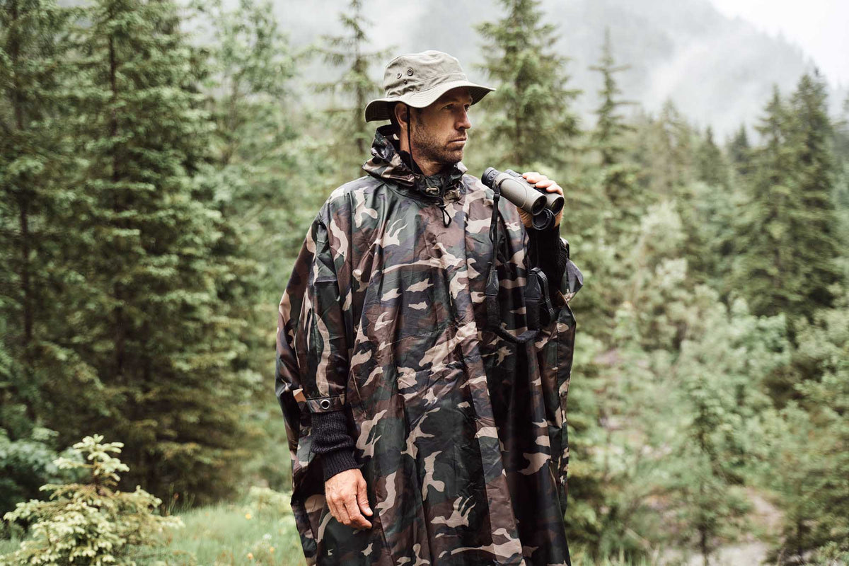 Brandit Ripstop pončo, woodland
