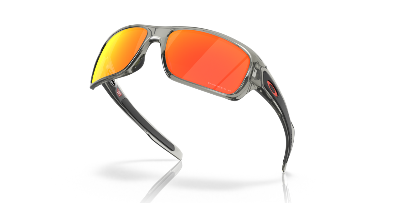 Oakley Turbine Sunglasses, Grey Ink Frame, Prizm Ruby Polarized Lens, 65