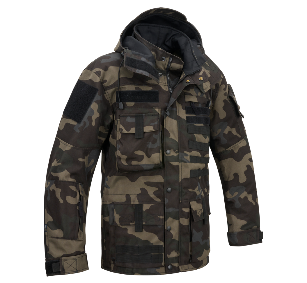 Brandit Performance Outdoor bunda taktická, darkcamo