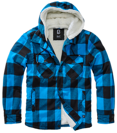 Brandit Lumber kapuzenjacke, schwarz/blau
