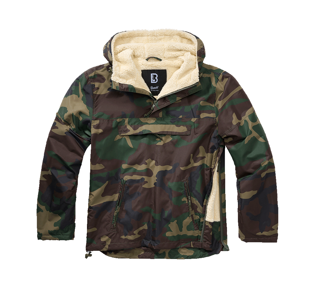 Brandit Windbreaker Sherpa bunda, woodland