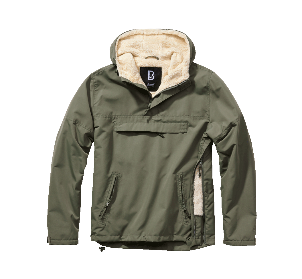 Brandit Windbreaker Sherpa bunda, olivová