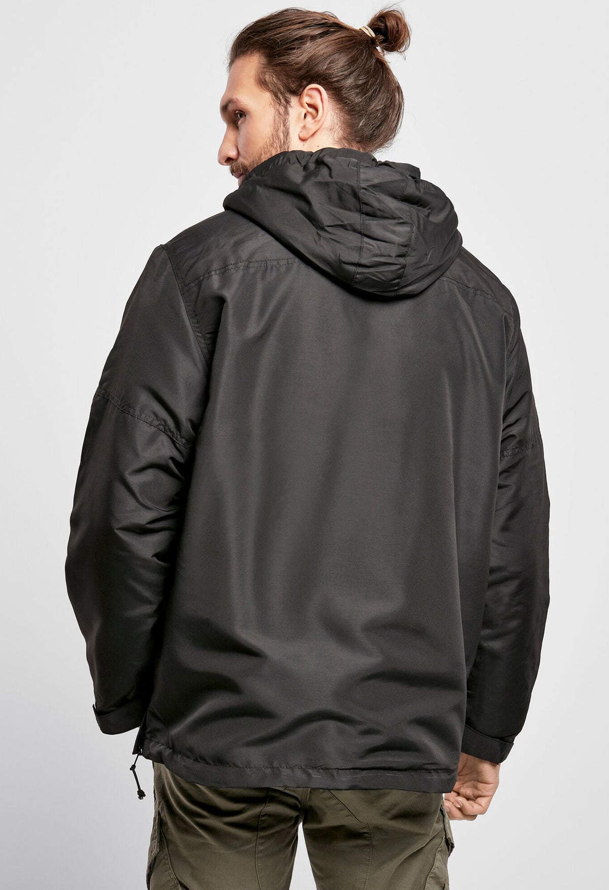 Brandit Windbreaker Sherpa bunda, čierna