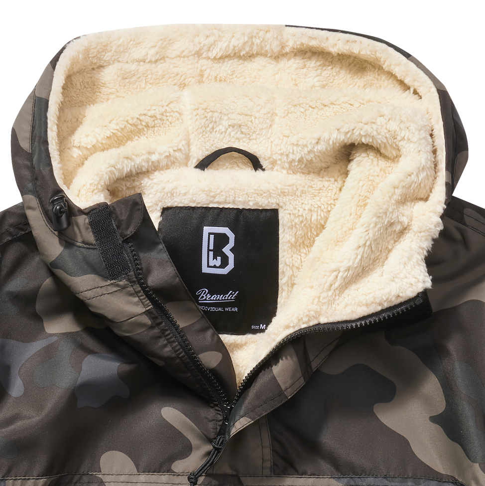 Brandit Windbreaker Sherpa bunda, Darkcamo