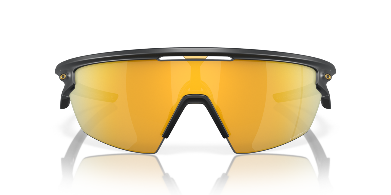 Oakley SPHAERA Sunglasses 36, Matte Carbon Frame, Prizm 24K Polarized Lenses