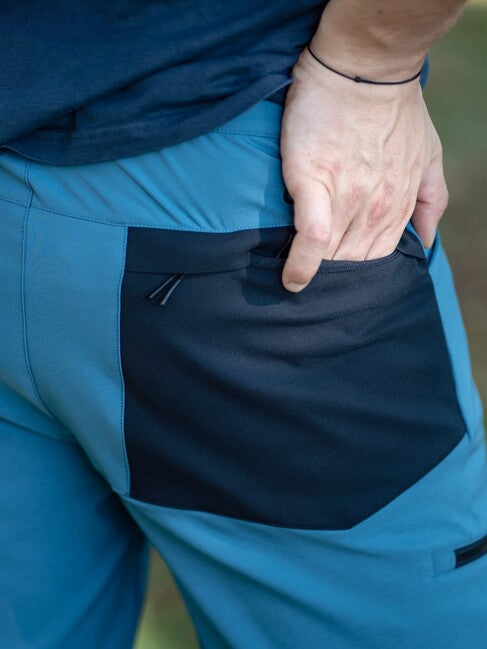 HUSKY Kavia παντελόνι softshell ανδρικό, τυρκουάζ/μαύρο
