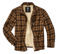 Brandit Classic Sherpa jacke, camel-schwarz