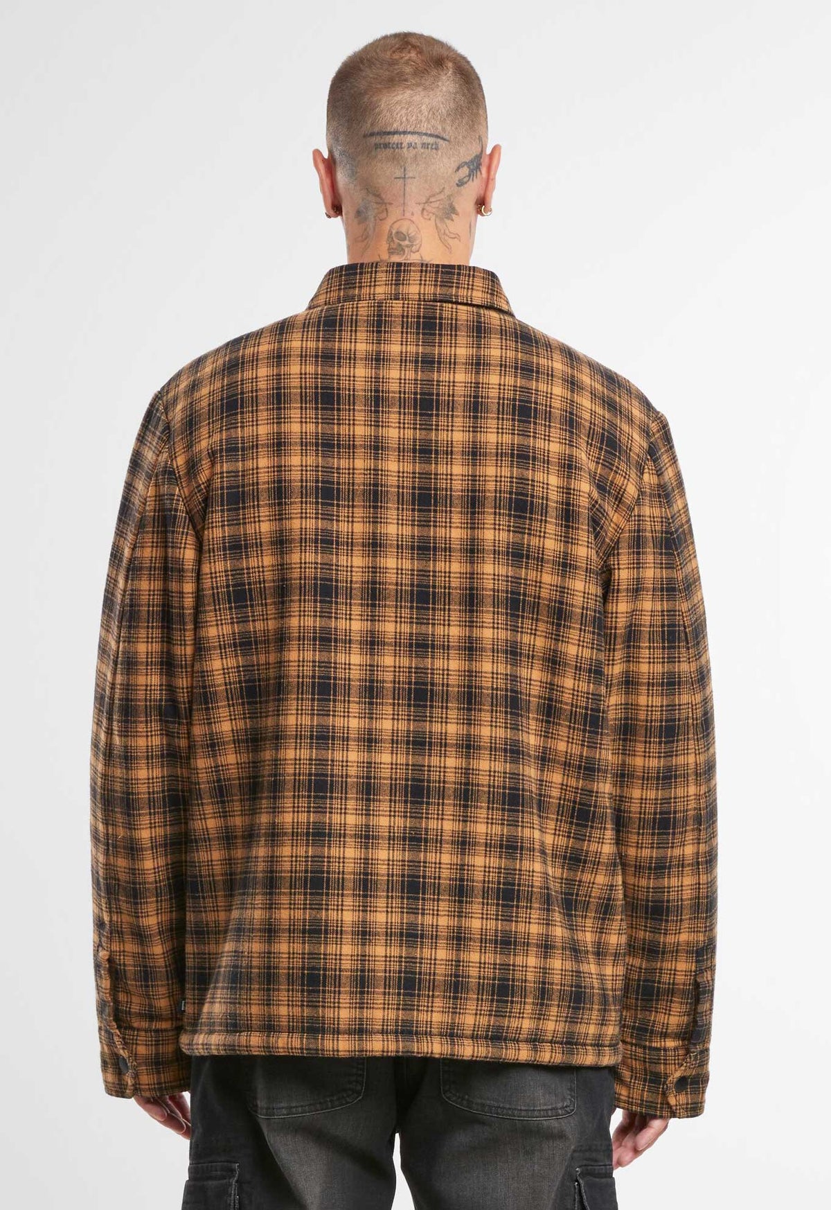 Brandit Classic Sherpa bunda, camel-čierna